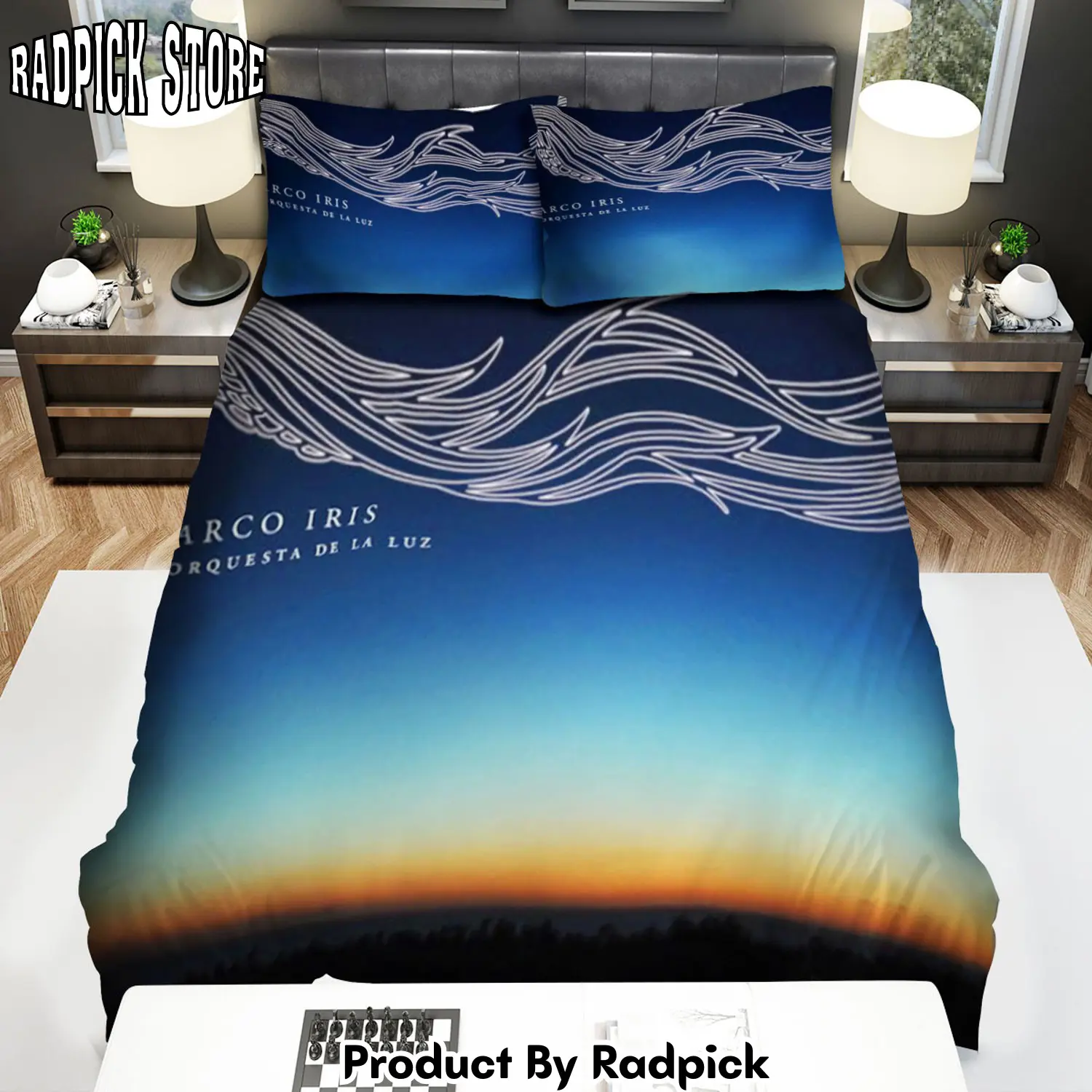 Radpick arco iris orquesta de la luz bed sheets spread comforter duvet cover bedding sets rp3278723